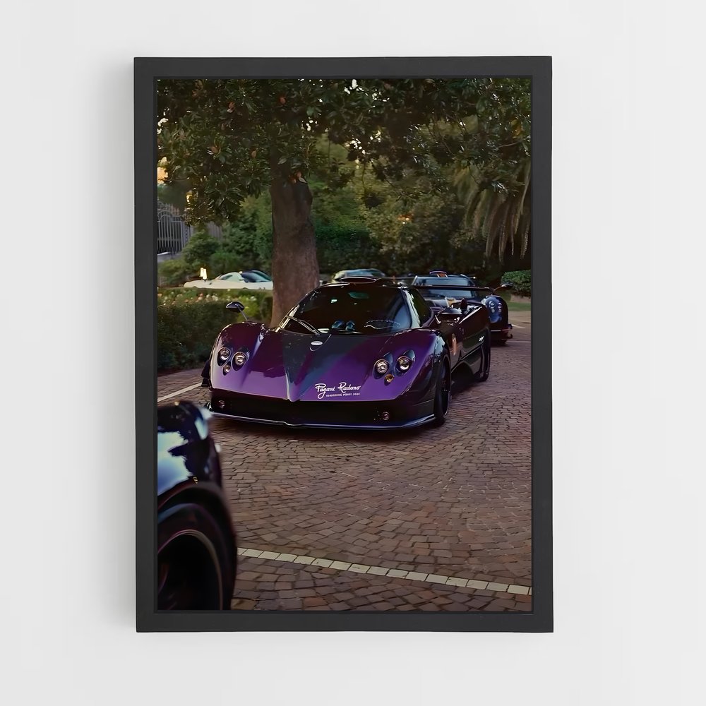 Poster Zonda 760 Supercar – affiche Pagani (vue 2)